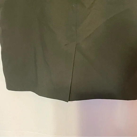 Banana Republic Factory Tie Front Pencil Skirt 2P #258 Green - Picture 3 of 8